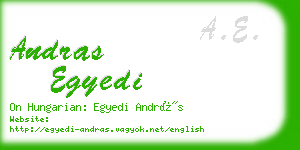 andras egyedi business card